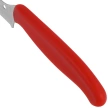 Spyderco Z-Cut Pointed Tip Kitchen Knife Red Polypropylene, Satin CTS BD1N (K14PRD)