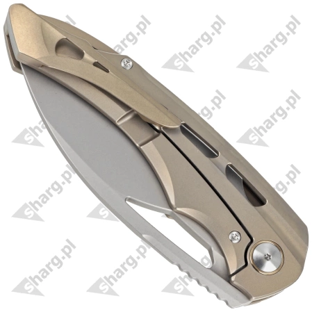 Nóż składany Bestech Fairchild Bronze Titanium, Bead Blast Stonewashed CPM S35VN by Kombou (BT2202A)