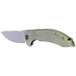Nóż WE Knife Quixotic Green Titanium, Silver Bead Blasted CPM 20CV (WE21016-4)