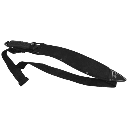 Machete Third Decor Habitat Yakuza Knife Black Rubberized ABS, Satin/Black 420 (H0300N)