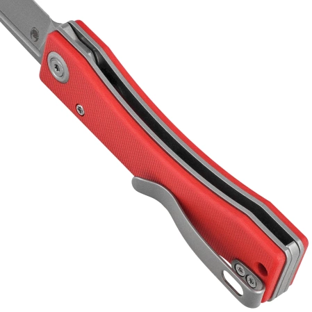 Nóż składany Kubey Akino Red G10, Beadblasted 14C28N by Tiguass (KU2102F)