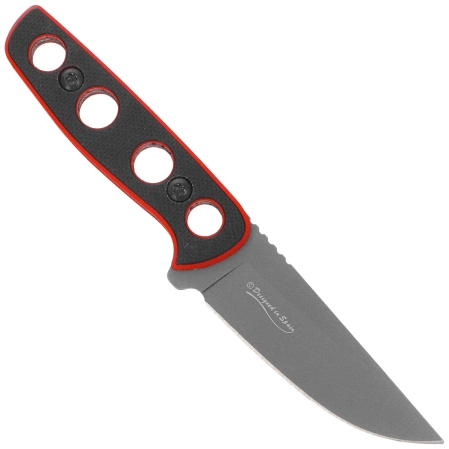 K25 Neck Knife Black/Red G10, Titanium 7Cr17Mov (32690)