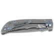 Spartan Blades Harsey Folder 3.25 Gray Titanium, Blue HW, Stonewashed CPM S45VN by William W. Harsey (SF10SWBL)