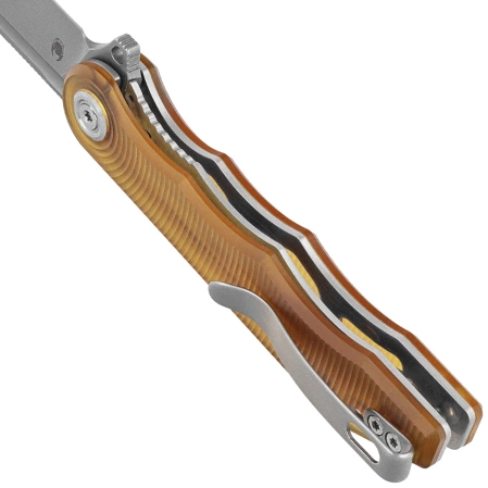 Kubey Knife Mizo Ultem, Bead Blasted AUS-10 by Tiguass (KU312M)