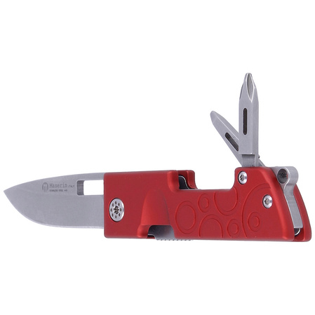 Nóż składany/Multi-Tool Maserin D-Dut 214 Red Aluminium, Stonewashed 440C by Bonus (214/R)