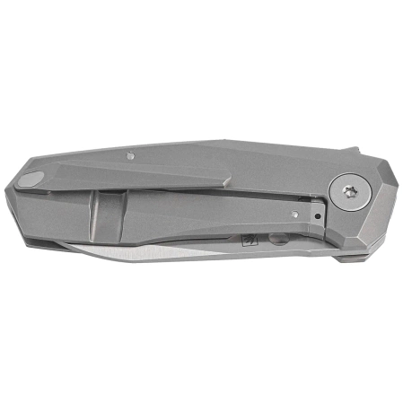 Spyderco Techno 3 Knife Gray Titanium, Satin CTS XHP by Marcin Slysz (C158TIP3)