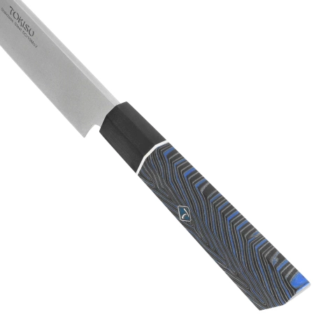 Nóż kuchenny Tokisu Yanagiba G10 Damascus, Satin 5Cr15Mov (17469)