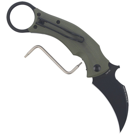 Nóż FOX Karambit Black Bird by Bastinelli / Black Blade (FX-591 OD)