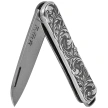 Fox Vulpis LE No 152/300 Pocket Knife Sterling Silver 925, Polished M390 (FX-VP130 AG)