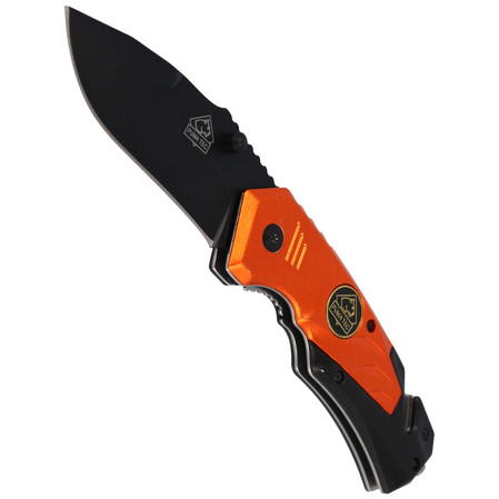 Puma Solingen Rescue Folder Black / Orange Aluminium, Black Coated (333811)