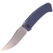 WE Knife Shuddan Blue Titanium, Satin Finish CPM 20CV by Rafal Brzeski (WE21015-2)
