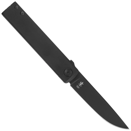 Fox Chnops Knife Black Aluminum, Black Top Shield Becut by Riccardo Gobbato (FX-543 ALB)