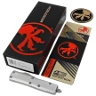 Microtech UTX-85 S/E OTF Knife Natural Clear Aluminium, Satin M390 (231-4CR)