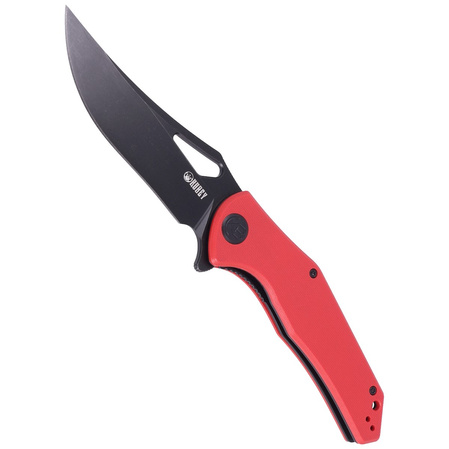 Kubey Knife Phemius Red G10, Dark Stonewashed D2 (KU149C)