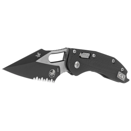 Microtech Stitch Ram-Lok S/E Knife Black Fluted G10, Black P/S M390MK by Sebastijan Berenji and Tony Marfione (169RL-2FLGTBK)