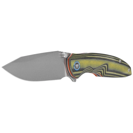 Remette RT-Cool Whale Knife Black / Green G10, Ceramic Sandblasted 14C28N (RTCL-G1)