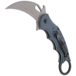 Fox Karambit Knife w/ Emerson Wave, Grey Aluminum, Sandblasted N690Co (478)