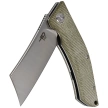Nóż składany Bestech Cubis Beige Micarta, Stonewashed / Satin D2 (BG42B)