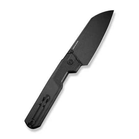 Civivi Hid Knife Black G10, Black Stonewashed 14C28N by Ostap Hel (C23008-1)