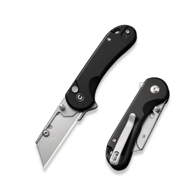 Nóż składany Civivi Elementum Utility Black Aluminium, Stonewashed 6Cr13 (C23039B-1)