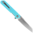 Nóż składany Bestechman Dundee Sheepfoot Light Blue G10, Stonewashed/Satin D2 by Ostap Hel (BMK09B)