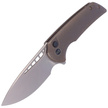 Nóż składany WE Knife Mini Malice Bronze Titanium, Silver Bead Blasted CPM 20CV by Ferrum Forge (WE054BL-4)