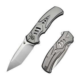 WeKnife Zentron Gray Titanium, Satin M390 (WE24094-2)