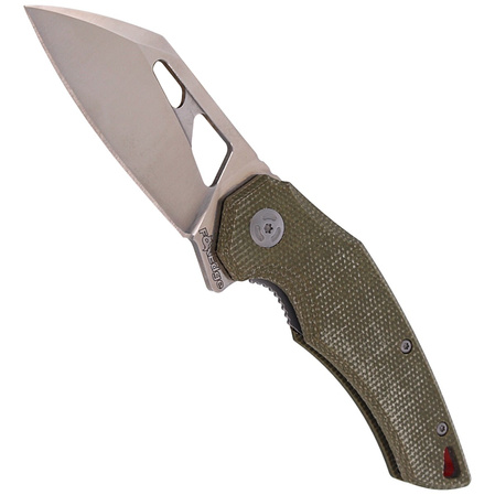 FoxEdge Atrax OD Green Micarta, Satin by Simonutti (FE-027 MOD)