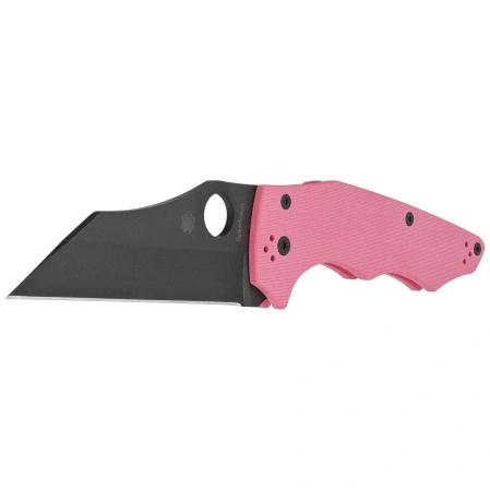 Nóż składany Spyderco Yojumbo Sprint Run Pink G10, Black DLC CPM S30V by Michael Janich (C253GPNBK)