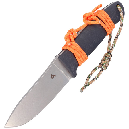 BlackFox Vesuvius Black G10, Stone Washed D2 by Alfredo Doricchi (BF-710 D2)