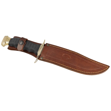 Muela 95-180 Black Rubber, Satin 420 knife