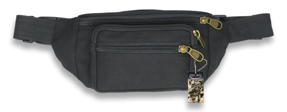 Nerka Barbaric Fanny Pack Black Canvas (34931-NE)
