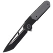 Nóż WE Knife Arsenal Black Titanium / Gray G10, Black Stonewashed / Satin by Ostap Hel (WE20073-4)