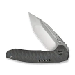 WeKnife Micro Trogon Tiger Stripe Titanium, Satin M390 by Brian Brown (WE24043-3)