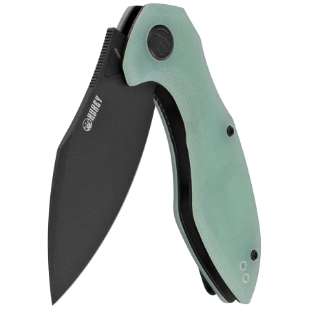 Kubey Nobel Knife Jade G10, Blackwashed 14C26N (KU236Q)