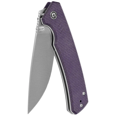 Nóż składany Civivi Merit Purple Canvas Micarta, Satin 14C28N (C24012-3)