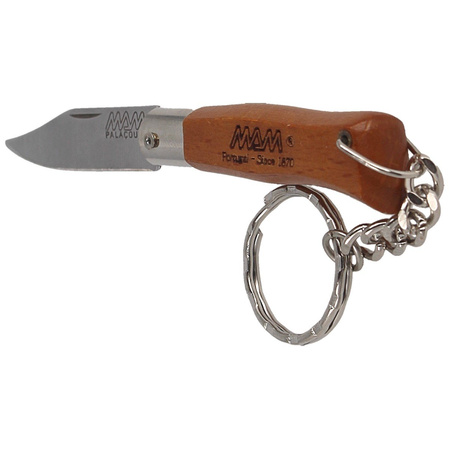 Nóż składany brelok MAM Douro Mini, Light Beech Wood, Inox HW, Satin 420 (2002-LW)