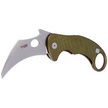 LionSteel L.E.One Knife Green Aluminum, Stonewashed MagnaCut by Emerson Design (LE1 A GS)