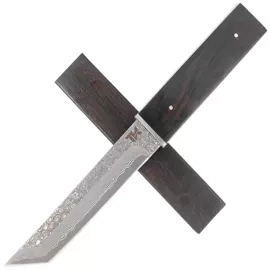 Tramuntana Decor Habitat Tanto Knife Black Ebony, Damascus (H0077)