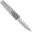 Remette Swordfish Titanium / Yellow Green Carbon Fiber, Pearlescent M390 (ZL101B2)