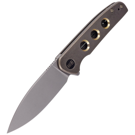 Nóż składany WE Knife Shakan LE No 172/210 Bronze Titanium, Gray Stonewashed CPM 20CV (WE20052B-2)