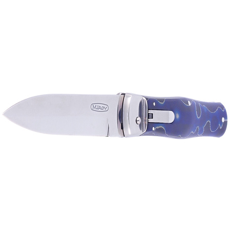 Nóż sprężynowy Mikov Predator Blue Raffir, Mirror N690 (241-BRa-1/KP BLUE)