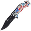Nóż ratowniczy Herbertz CJH US Flag, Black Blade 420 (44004)