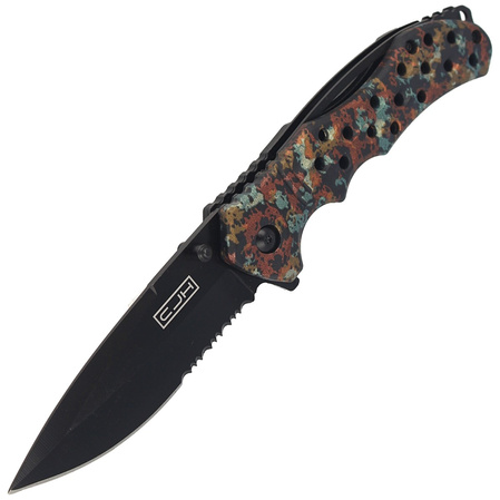 Herbertz CJH Knife Camo/Black ABS, Black Blade 420 (44009)