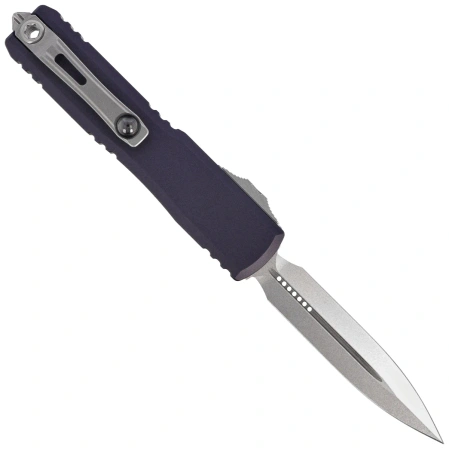 Microtech Ultratech Gen IV D/E OTF Knife Graphite Aluminum, Stonewashed M390MK by Tony Marfione (11224-10GP)