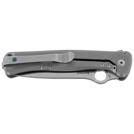 Nóż składany Spyderco Slym Titanium/Dark Matter Polar Fat Carbon, Satin M390 by Moletta (C271TIP)