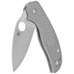 Spyderco Sage 5 Grey FRN, Satin Maxamet by Sal Glesser (C123PGY)