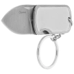 Martinez Albainox Dog Tag Keychain Knife Satin Stainless Steel, Satin 3Cr13Mov (18653)