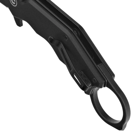 Nóż składany karambit Civivi Amaroq Black Aluminium, Black Stonewashed Nitro-V by Tony Sentmanat (C24018-2)