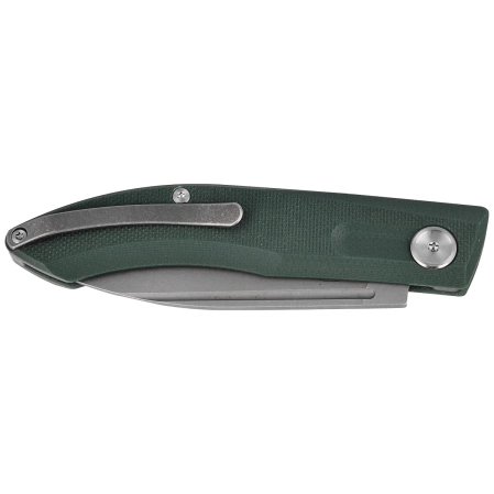Nóż składany Real Steel Stella Green G10, Greywash VG-10 by Poltergeist Works (7054)